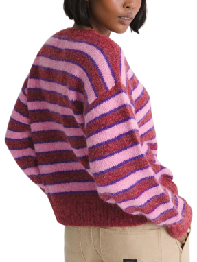 ΓΥΝΑΙΚΕΙΟ ΠΟΥΛΟΒΕΡ ROLLINS STRIPE | Ροζ  M