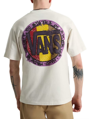 ΑΝΔΡΙΚΟ T-SHIRT BLOTCHED CIRCLE | Λευκό  XL