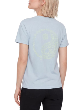 ΓΥΝΑΙΚΕΙΟ T-SHIRT YIN AND YANG | Γαλάζιο  S