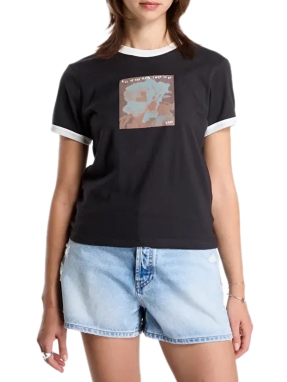 ΓΥΝΑΙΚΕΙΟ T-SHIRT PLACES I WISH TO GO RIN | Μαύρο  S