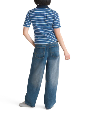 ΓΥΝΑΙΚΕΙΟ DENIM ΠΑΝΤΕΛΟΝΙ CHECK 5 BARREL | Μπλε  28