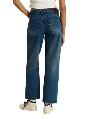 ΓΥΝΑΙΚΕΙΟ DENIM ΠΑΝΤΕΛΟΝΙ CHECK 5 MID RISE STRAIG | Μπλε  27