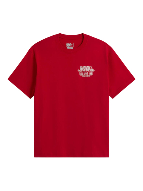 ΑΝΔΡΙΚΟ T-SHIRT VANS WORLD INTL | Κόκκινο  M