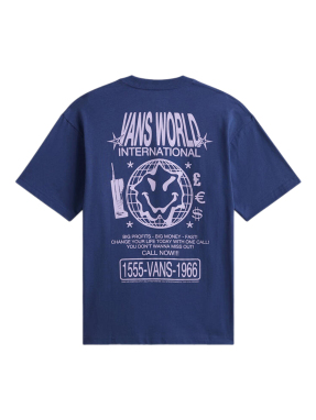 ΑΝΔΡΙΚΟ T-SHIRT VANS WORLD INTL | Μπλε  L