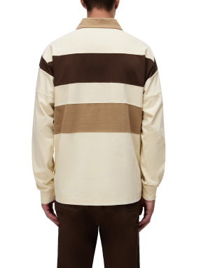 ΑΝΔΡΙΚΗ POLO ΜΠΛΟΥΖΑ E-BLOOM LS | Μπεζ XL