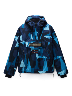 ΑΝΔΡΙΚΟ ΜΠΟΥΦΑΝ RAINFOREST NEXT ALL OVER PRINT ANORAK JACKET | Μπλε  L