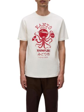ΑΝΔΡΙΚΟ T-SHIRT S-SUNDA | Λευκό  XL