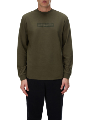ΑΝΔΡΙΚΗ ΜΠΛΟΥΖΑ S-BOX LOGO LS | Λαδί  L