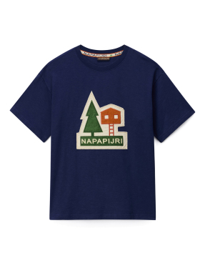 ΑΝΔΡΙΚΟ T-SHIRT S-TRAHUS | Μπλε Σκούρο XL