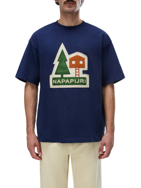 ΑΝΔΡΙΚΟ T-SHIRT S-TRAHUS | Μπλε Σκούρο XL