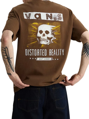 ΑΝΔΡΙΚΟ T-SHIRT DISTORTED REALITY | Καφέ  XL