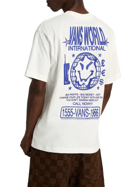 ΑΝΔΡΙΚΟ T-SHIRT VANS WORLD INTL | Λευκό  L