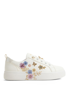 ΓΥΝΑΙΚΕΙΑ SNEAKERS SPRINGFLOWERS | Λευκό 40