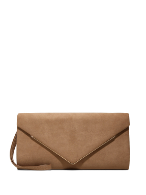 ΓΥΝΑΙΚΕΙΟ CLUTCH SERPANTE | Καφέ