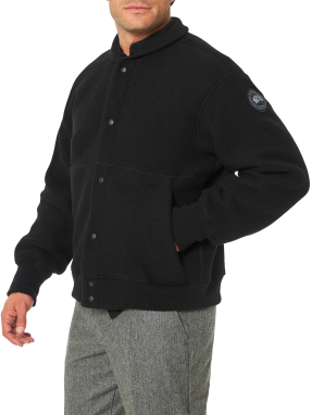 ΑΝΔΡΙΚΟ ΜΠΟΥΦΑΝ HUDSON FLEECE BOMBER | Μαύρο XL