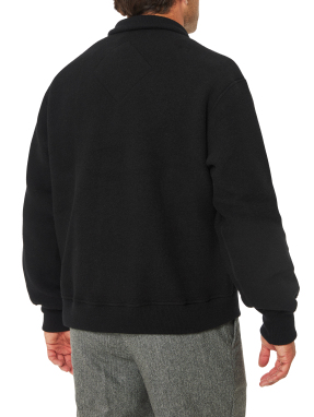 ΑΝΔΡΙΚΟ ΜΠΟΥΦΑΝ HUDSON FLEECE BOMBER | Μαύρο XL