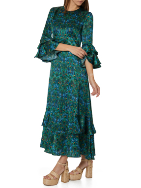 ΜΑΞΙ ΦΟΡΕΜΑ PEACOCK MANOR | Πράσινο XS