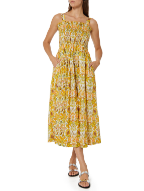 ΜΑΞΙ ΦΟΡΕΜΑ FLORAL MUSE VOYAGE SUN | Floral XL