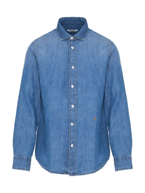 ΑΝΔΡΙΚΟ DENIM ΠΟΥΚΑΜΙΣΟ | Μπλε XXL