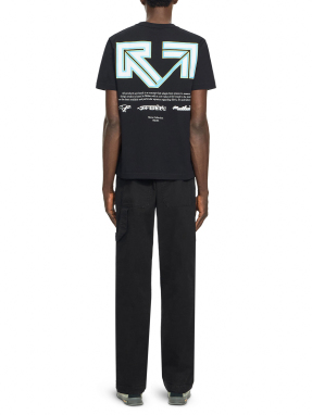 ΑΝΔΡΙΚΟ INDUSTRIAL HALF ARROW T-SHIRT | Μαύρο XXL