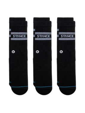 ΚΑΛΤΣΕΣ BASIC CREW 3ΤΜΧ | Μαύρο S