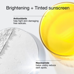 UV Solutions Brightening Tinted Mineral Sunscreen SPF50 | 40ml Light-Medium Tint