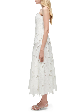 ΜΙΝΤΙ ΚΕΝΤΗΜΕΝΟ ΦΟΡΕΜΑ AUDREY | Λευκό US 8