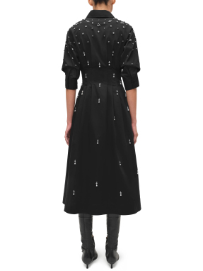 ΜΙΝΤΙ ΦΟΡΕΜΑ JAZZ EMBELLISHED PINTUCK | Μαύρο S