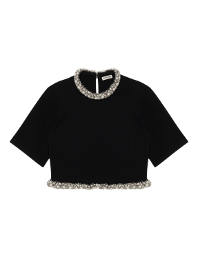 ΓΥΝΑΙΚΕΙΟ CROP ΤΟΠ OZELLE | Μαύρο XS