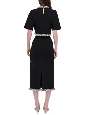 ΓΥΝΑΙΚΕΙΟ CROP ΤΟΠ OZELLE | Μαύρο S