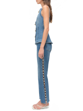 ΓΥΝΑΙΚΕΙΟ DENIM ΠΑΝΤΕΛΟΝΙ AMELIA | Μπλε 29