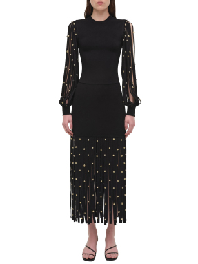 ΜΙΝΤΙ ΦΟΥΣΤΑ MELVA | Μαύρο S