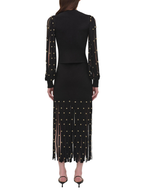 ΜΙΝΤΙ ΦΟΥΣΤΑ MELVA | Μαύρο XS