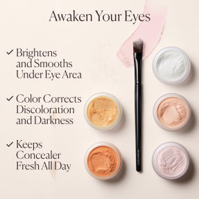 SECRET BRIGHTENING COLOR CORRECTING UNDER EYE SETTING POWDER | 4gr Golden Medium Yellow Peach With Warm Undertones