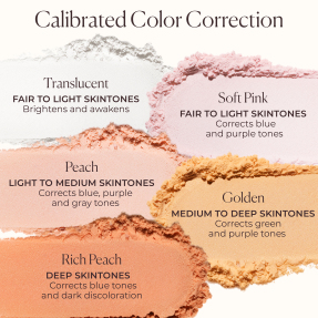 SECRET BRIGHTENING COLOR CORRECTING UNDER EYE SETTING POWDER | 4gr Golden Medium Yellow Peach With Warm Undertones