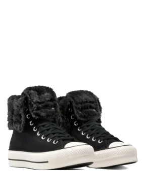 ΓΥΝΑΙΚΕΙΑ ΜΠΟΤΑΚΙΑ CHUCK TAYLOR ALL STAR FOLD-OVER LIFT PLATFORM | Μαύρο 39