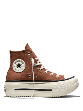 UNISEX ΜΠΟΤΑΚΙΑ CHUCK TAYLOR LIFT DOUBLE | Καφέ 40