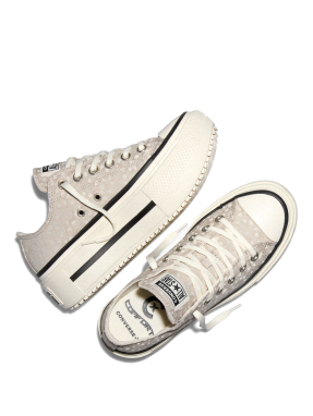 UNISEX SNEAKERS CHUCK TAYLOR LIFT DOUBLE | Εκρού 40