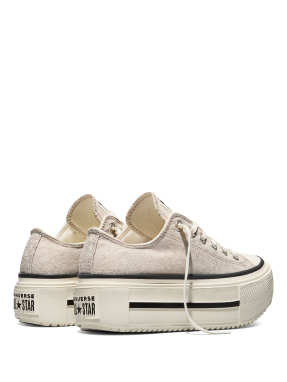 UNISEX SNEAKERS CHUCK TAYLOR LIFT DOUBLE | Εκρού 40