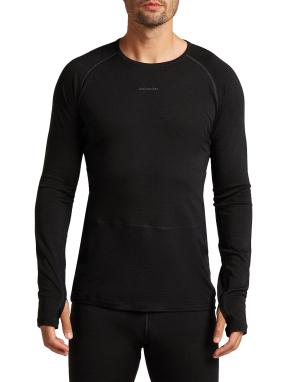 ΑΝΔΡΙΚΗ ΜΑΚΡΥΜΑΝΙΚΗ ΜΠΛΟΥΖΑ 200 ZONEKNIT™ LS | Μαύρο XL