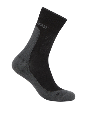 ΑΝΔΡΙΚΕΣ ΑΘΛΗΤΙΚΕΣ ΚΑΛΤΣΕΣ MER HIKE+ MEDIUM CREW | Μαύρο S