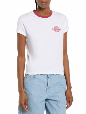 ΓΥΝΑΙΚΕΙΟ T-SHIRT PLAINVILLE RINGER | Λευκό XS