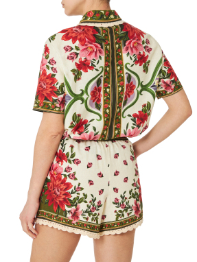 ΓΥΝΑΙΚΕΙΟ ΠΟΥΚΑΜΙΣΟ | Floral XS