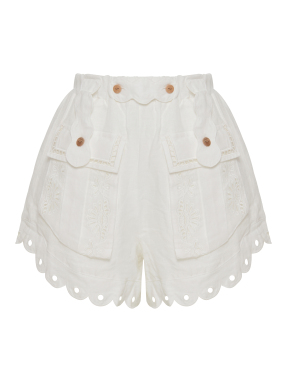 ΓΥΝΑΙΚΕΙΟ SHORTS | Λευκό XS