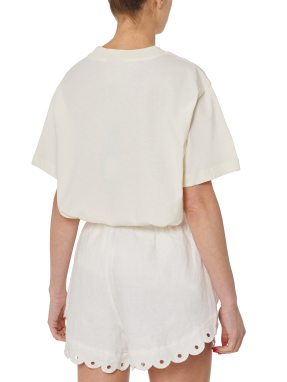 ΓΥΝΑΙΚΕΙΟ T-SHIRT | Εκρού S