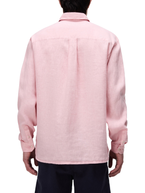 ΑΝΔΡΙΚΟ ΠΟΥΚΑΜΙΣΟ G-LINEN LS 1 | Ροζ XXL