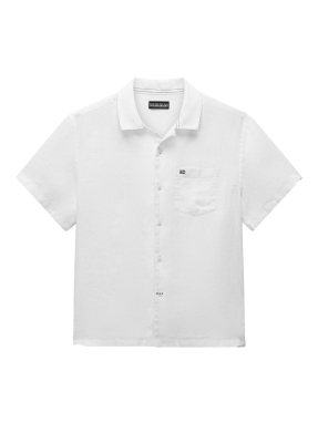 ΑΝΔΡΙΚΟ ΠΟΥΚΑΜΙΣΟ G-LINEN | Λευκό XXL