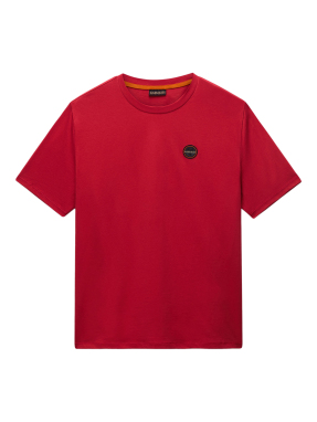 ΑΝΔΡΙΚΟ T-SHIRT S-BADGE SS | Κόκκινο XL