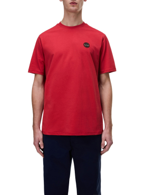 ΑΝΔΡΙΚΟ T-SHIRT S-BADGE SS | Κόκκινο XL