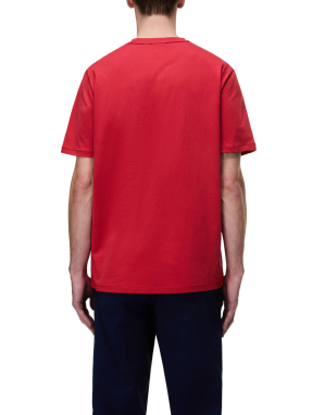 ΑΝΔΡΙΚΟ T-SHIRT S-BADGE SS | Κόκκινο XL